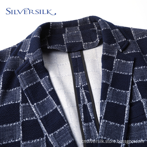 Notched Flat TR Tuxedo Suits Slim Fit Blazer